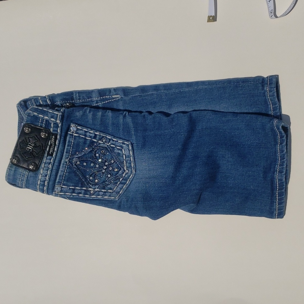 Miss Me Sz 12 Girls Capri Bermuda Jeans